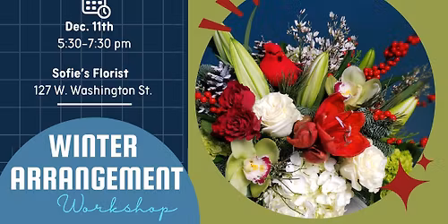 Winter Themed Arrangement Workshop
