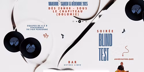 Blind test by Fool quizz 