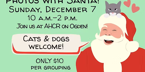 Photos with Santa at Almost Home Cat Rescue