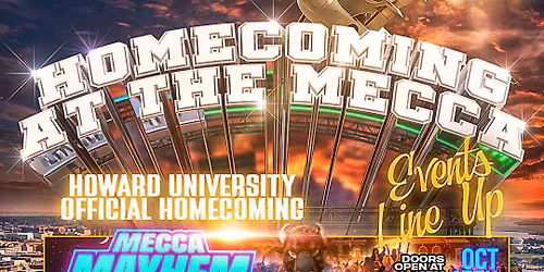 Homecoming At The Mecca Howard Homecoming\ud83d\udc99\u2764\ufe0f