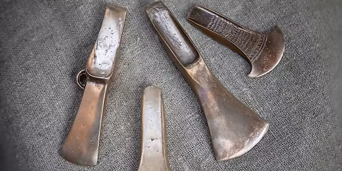 Bronze axe casting workshop