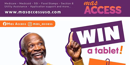 \ud83c\udf89WIN A TABLET WITH MAS ACCESS MIAMI GARDENS! \u00a1GANA UNA TABLETA CON MAS ACCESS MIAMI GARDENS! \ud83c\udf89