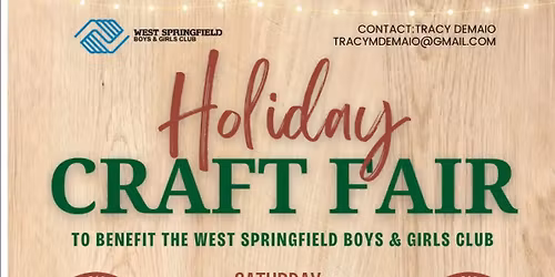 Boys and Girls Club Annual Holiday Craft Fair