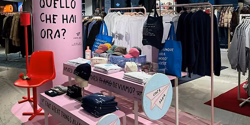 Evento live custom ricamo Linea Daria X Rinascente