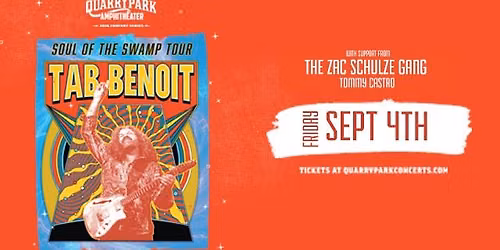 Tab Benoit Live at Quarry Park w\/ Zac Schulze Gang
