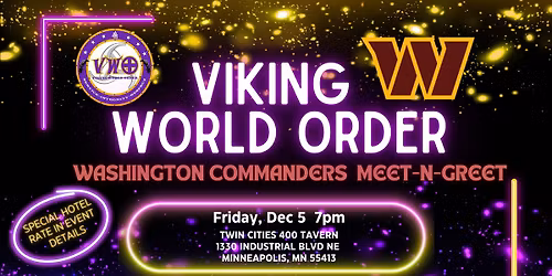 VWO & Commanders Meet & Greet