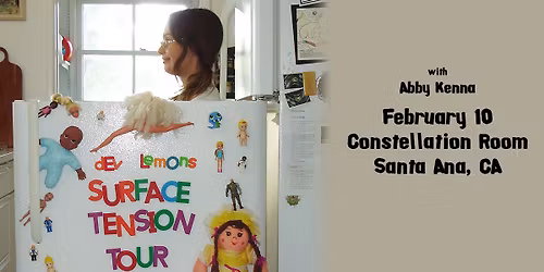 Dev Lemons - Surface Tension Tour