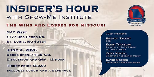 Insider's Hour - A Legislative Wrap-Up
