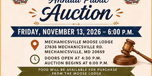 MVRSA Annual Public Auction 