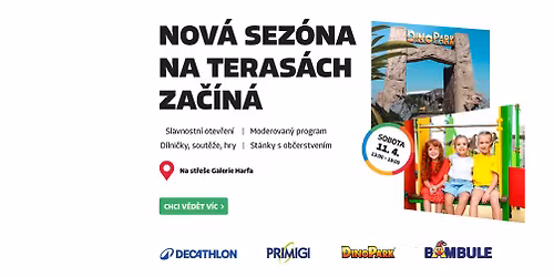 Slavnostn\u00ed otev\u0159en\u00ed Teras Harfa a DinoParku 