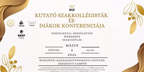 Kutat\u00f3 Szakkoll\u00e9gist\u00e1k \u00e9s Di\u00e1kok Konferenci\u00e1ja