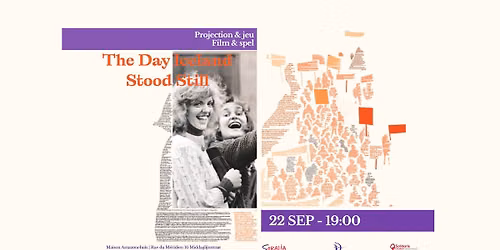 \u2018The Day Iceland Stood Still\u2019 \u2013 Projection du film + jeu | Filmvertoning + spel