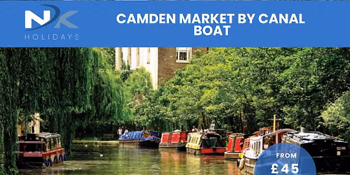 Camden Market by Canal Boat inc. Coach Travel