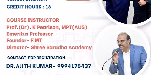 Sports manual therapy workshop