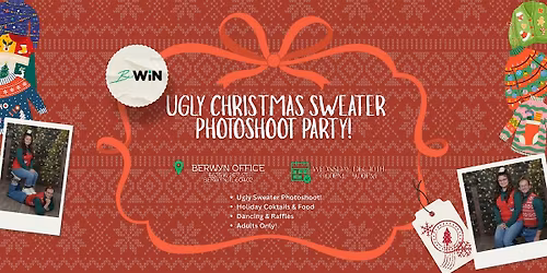 Ugly Christmas Sweater Photoshoot Party!