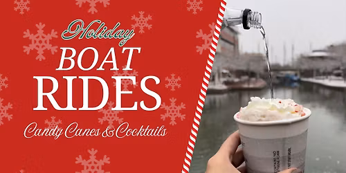 Riverwalk Holiday Boat Rides: Candy Canes & Cocktails