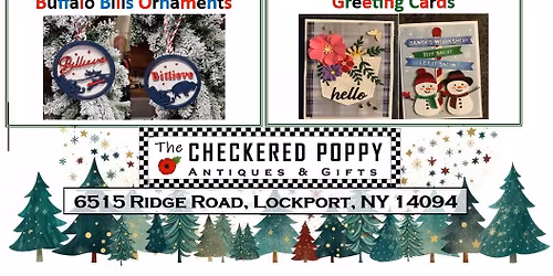 Holiday Open House with Ornaments, Cards & Baked Goods