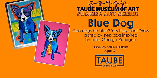 Blue Dog - Summer Art Series