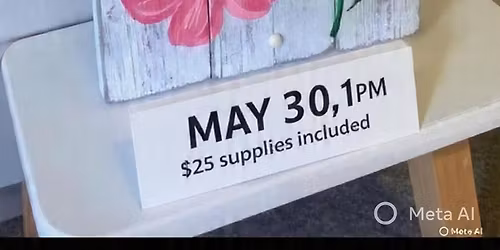 Summer board paint and sip