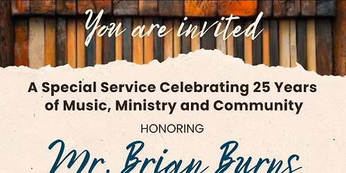 Celebrating Brian Burns' 25 years of service