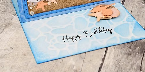 Beachy Easel Card