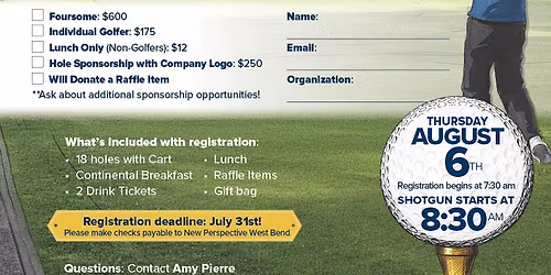 Drive Out Alzheimer\u2019s Golf Outing at New Perspective West Bend