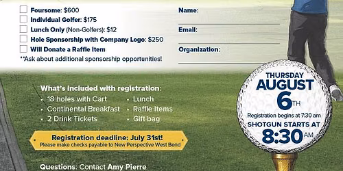 Drive Out Alzheimer\u2019s Golf Outing at New Perspective West Bend