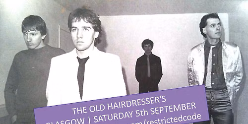 Restricted Code at The Old Hairdresser's Glasgow