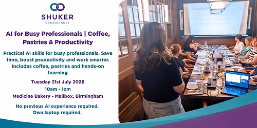 AI for Busy Professionals | Coffee, Pastries & Productivity