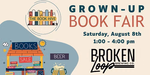 Grown-Up Book Fair at Broken Loop Brewing