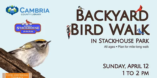 Backyard Bird Walk in Stackhouse Park