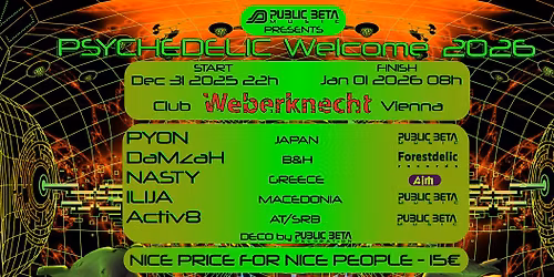 Psychedelic Welcome 2026