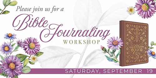 September Bible Journaling Workshop