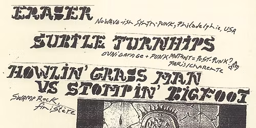 DG 93 : ERASER \/ SUBTLE TURNHIPS \/ HOWLIN' GRASSMAN VS STOMPIN' BIGFOOT