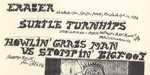 DG 93 : ERASER \/ SUBTLE TURNHIPS \/ HOWLIN' GRASSMAN VS STOMPIN' BIGFOOT