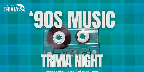 \u201890s Music Trivia Night at The Bar at Echo Spirits 6:30PM-8:30PM