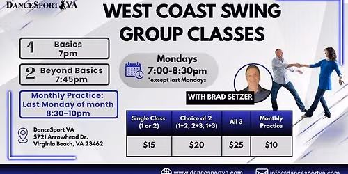 Monthly West Coast Swing Practice