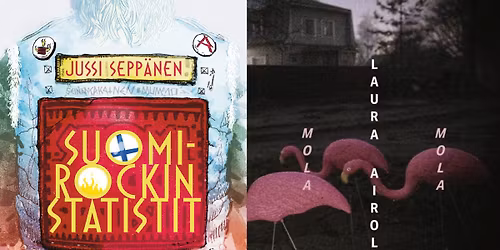 Laura Airolan ja Jussi Sepp\u00e4sen kirjanjulkistamistilaisuus