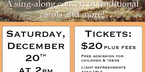 Comfort & Joy - A Christmas Sing-Along (St John's United Chutch, Kemtpville)