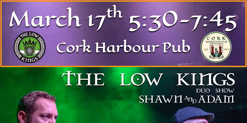 The Low Kings' Shawn and Adam at Cork Harbour Pub