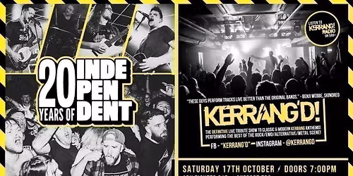 Kerrang\u2019d! (Live UK Tour) \u2013 Sunderland