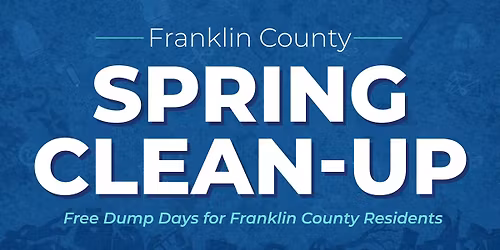 Free Disposal Days at the Franklin County Transfer Station