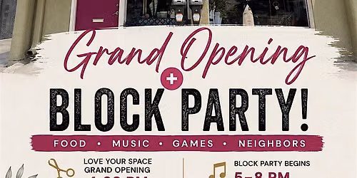 Love Your Space Ribbon Cutting & Block Party