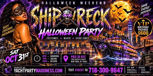 SHIPWRECK \u2014 HALLOWEEN PARTY NYC!