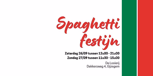 SPAGHETTIFESTIJN 2026 | AKV AJOMMOJA