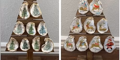 December 6th 11-2, Decoupage Oyster shell tree, with artist Kim Brown.