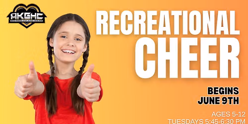 Recreational Cheer Session (6-Weeks) Starts