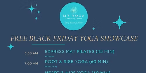 FREE Black Friday Yoga Showcase
