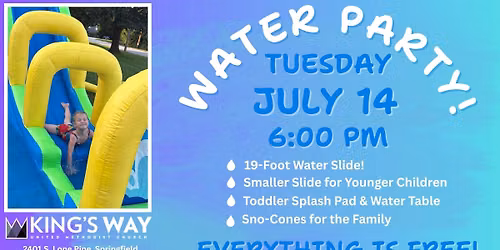 Water Party - Free Community Event!