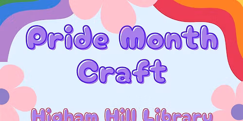 Pride Month Craft at Higham Hill Library